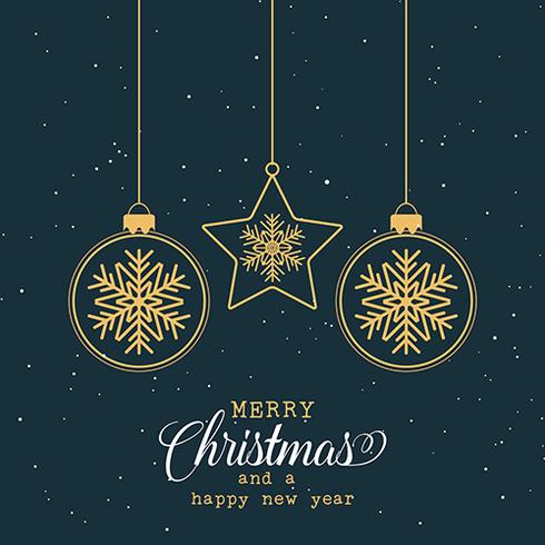 Decorative Christmas background vector