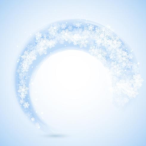 Christmas snowflake background  vector