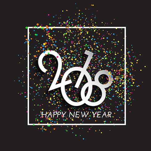 Happy New Year confetti background 200685 Vector Art at Vecteezy