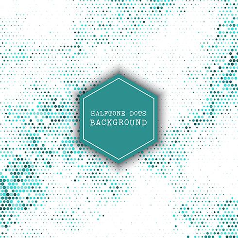 Abstract halftone dots background vector