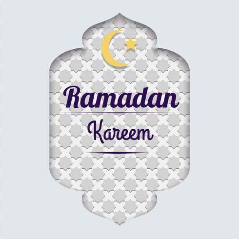 Vector de fondo de Ramadán