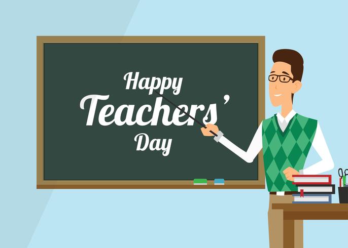 Teachers Day Vector