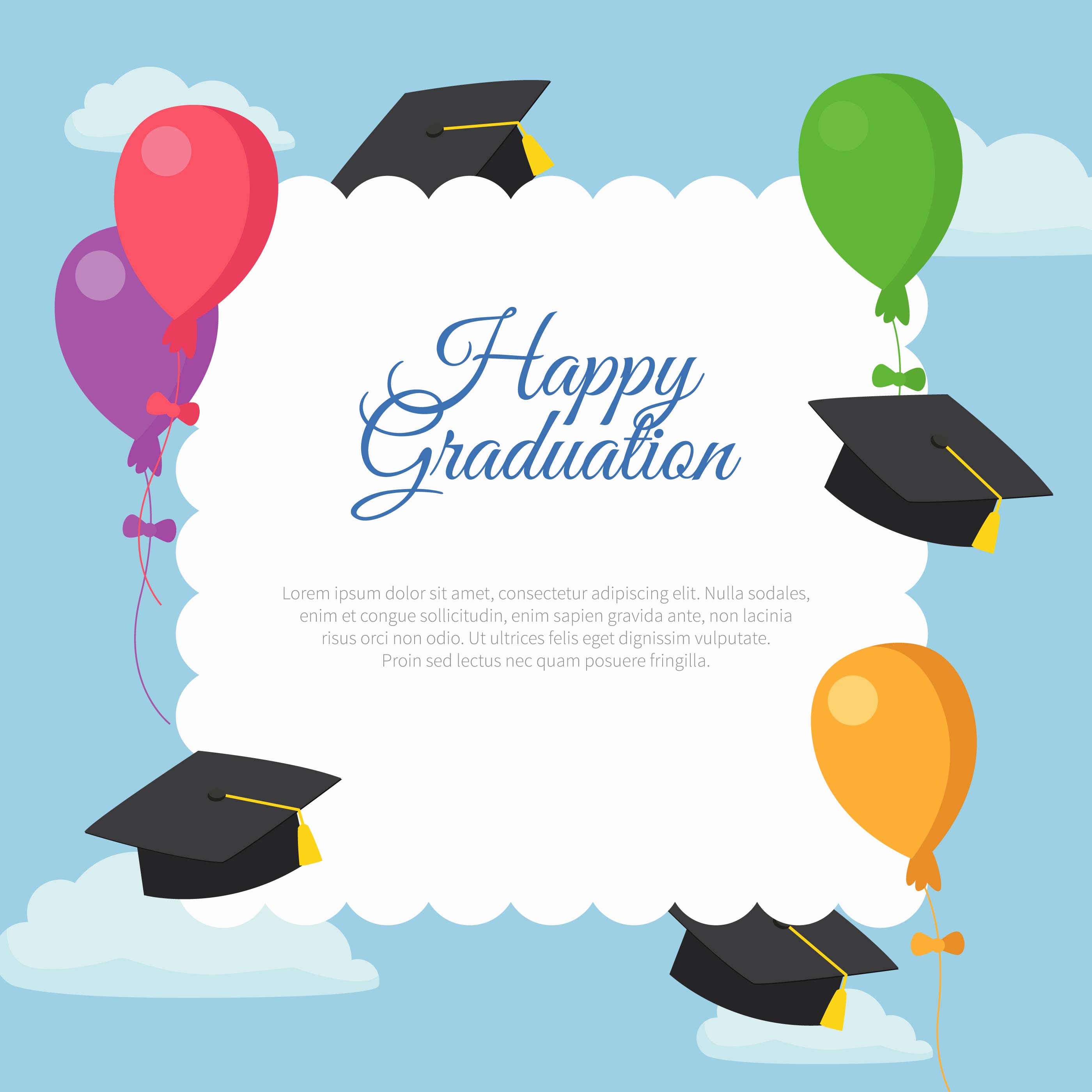 Graduation Card Template Free Download Printable Templates