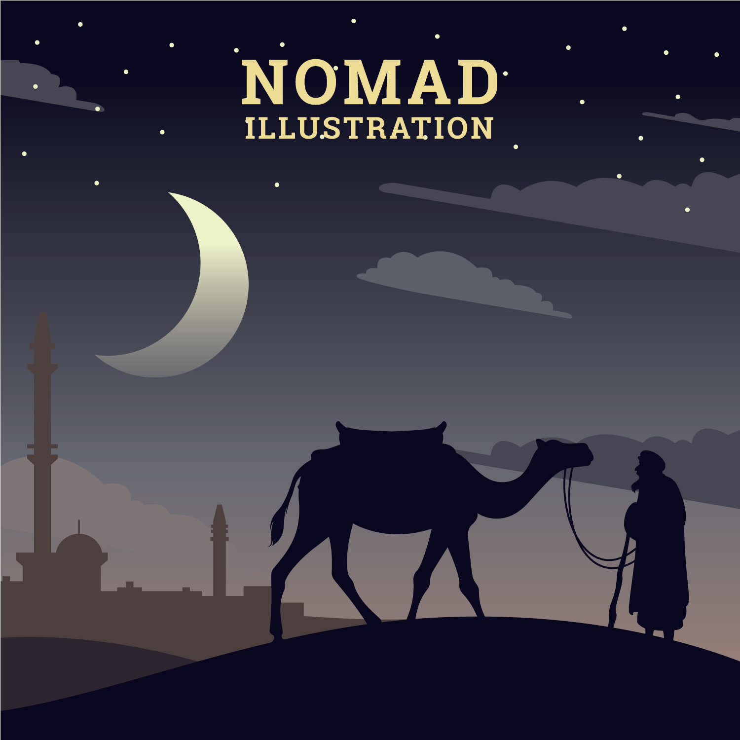 Nomad illustration 201285 Vector Art at Vecteezy