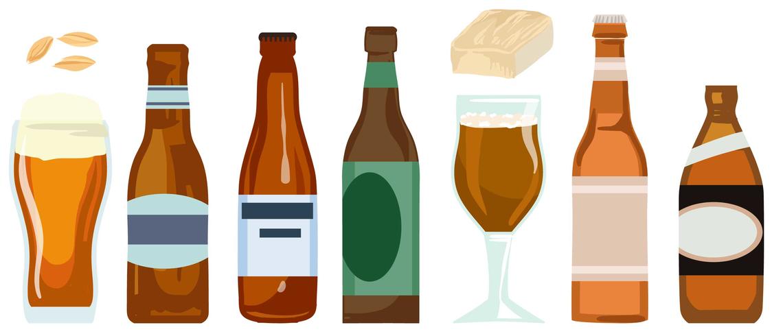 Vectores de cerveza