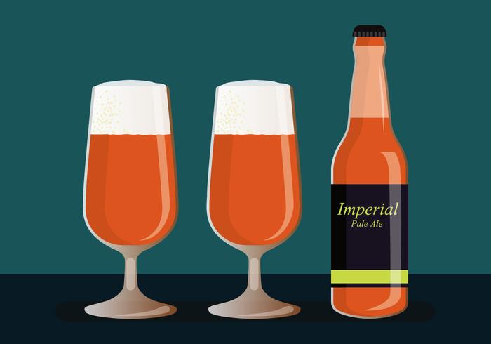 Imperial Pale Ale Vector Illustration