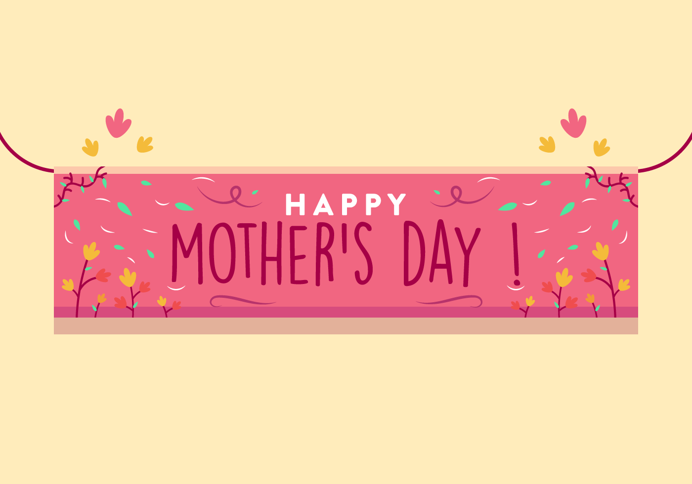 Mothers Day Banner Vector 201518 Vector Art at Vecteezy