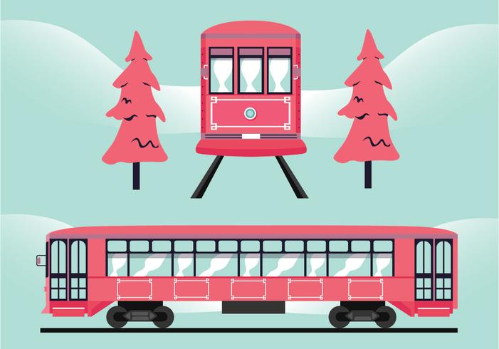 New Orleans Streetcar Vector Design
