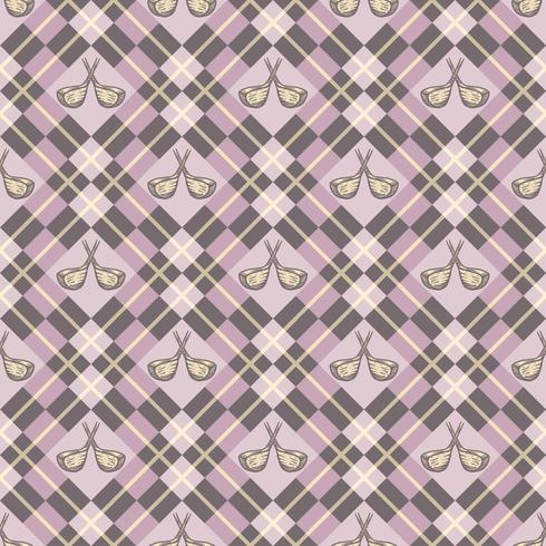 Vintage Golf Pattern vector
