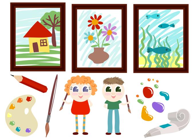 School Art Vectors