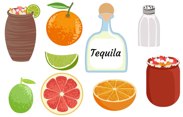 Cantaritos Cocktail vector