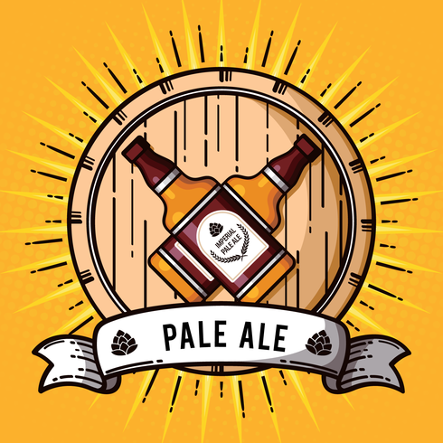 Imperial Pale Ale Illustration vector