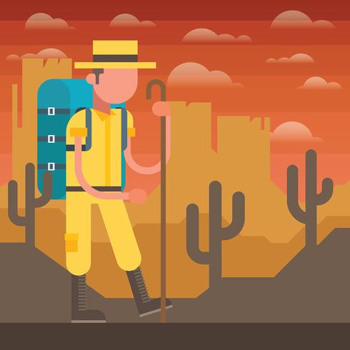 Nomad Illustration vector