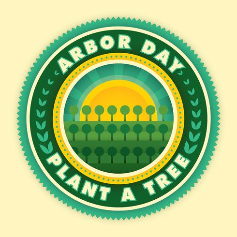 Arbor day vector