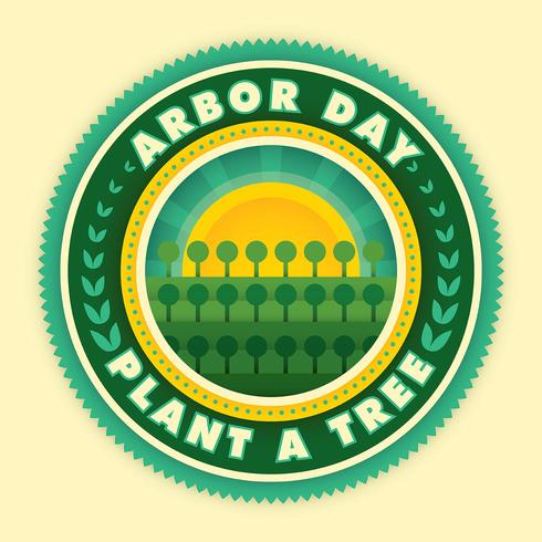 Arbor day vector