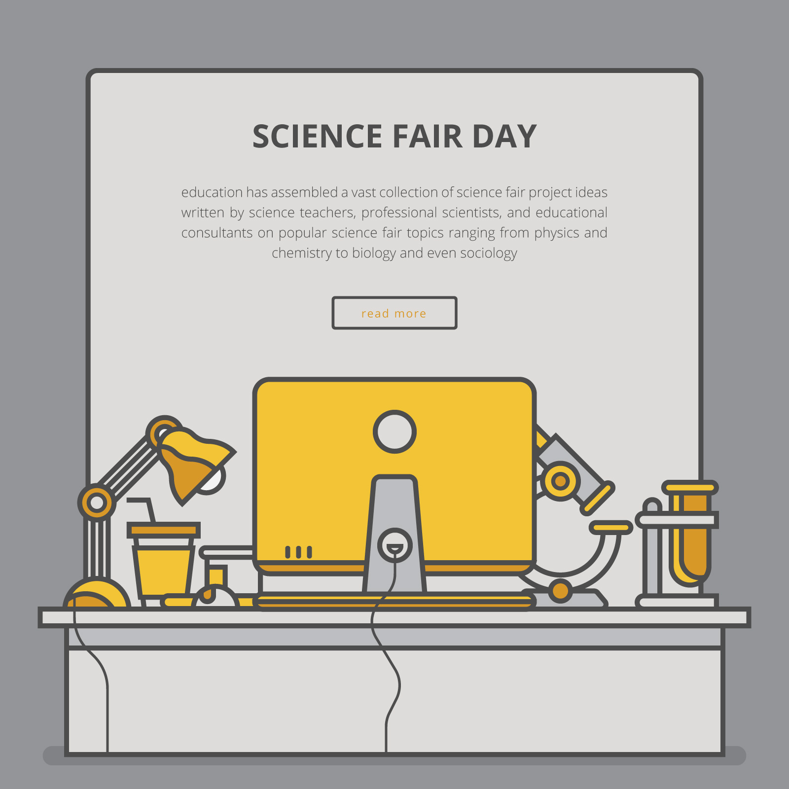 Science Fair and Innovation Expo Template 21 Vector Art at Regarding Science Fair Banner Template