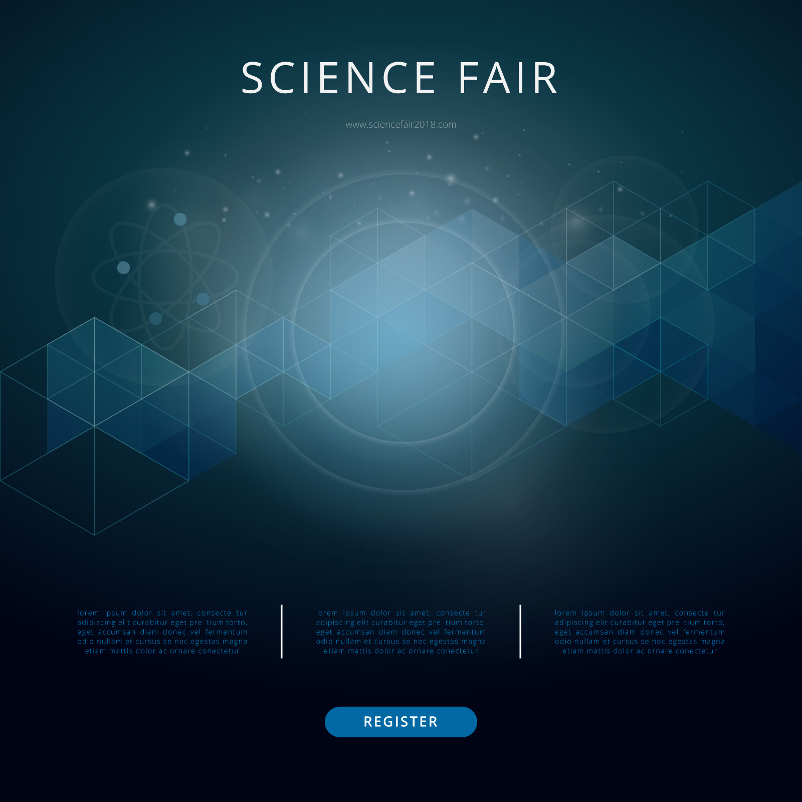 Science Fair and Innovation Expo Template 25 Vector Art at With Science Fair Banner Template