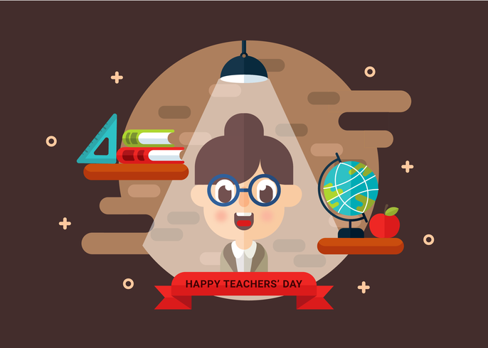 Teachers Day Vector