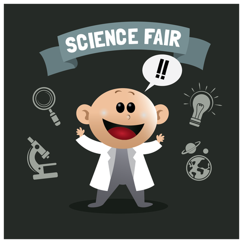 Science Fair Boy vector