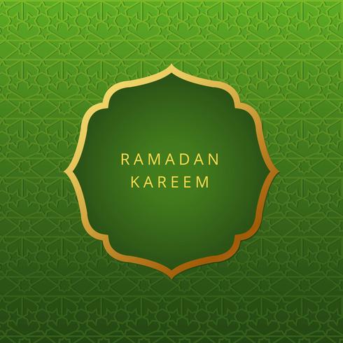 Ilustración de fondo de Ramadán vector