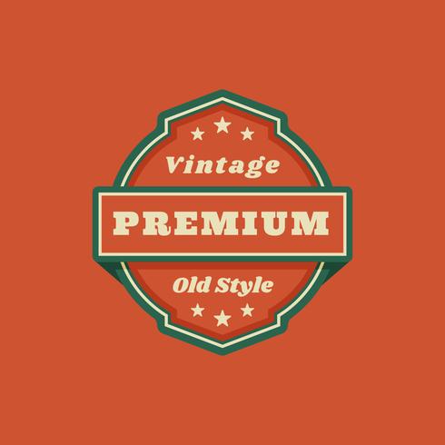Label Template, Vintage style vector