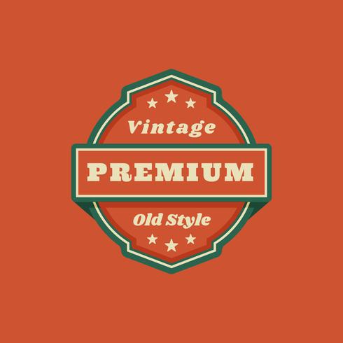 Label Template, Vintage style vector