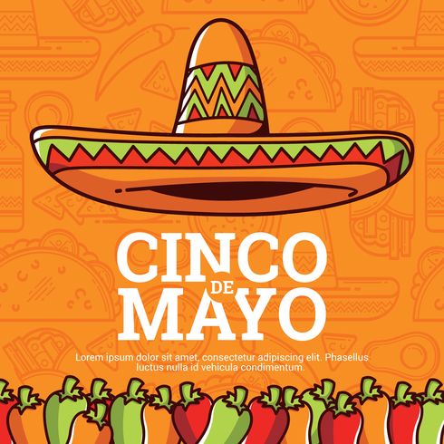 Ilustración de Cinco De Mayo vector