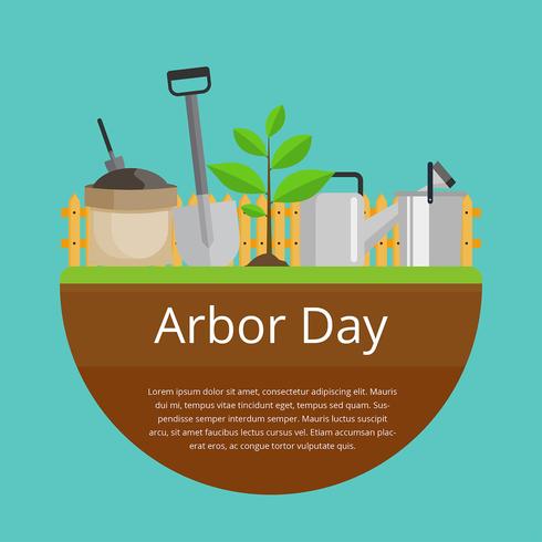 Arbor Day Celebration Vector