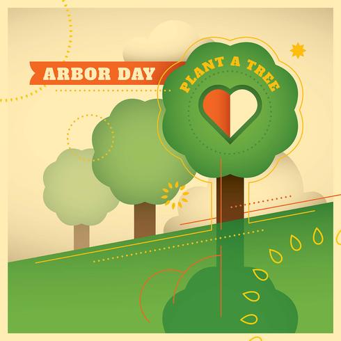 arbor day vector