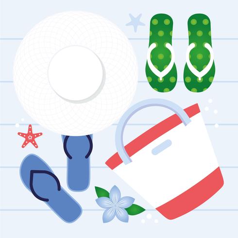 Vector Summer Elements and Accessories