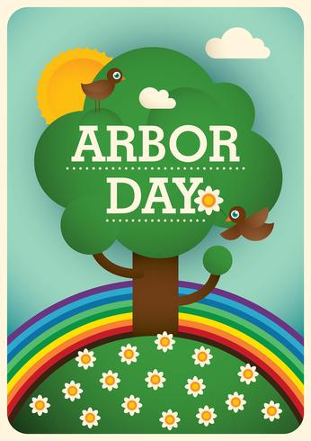 arbor day vector