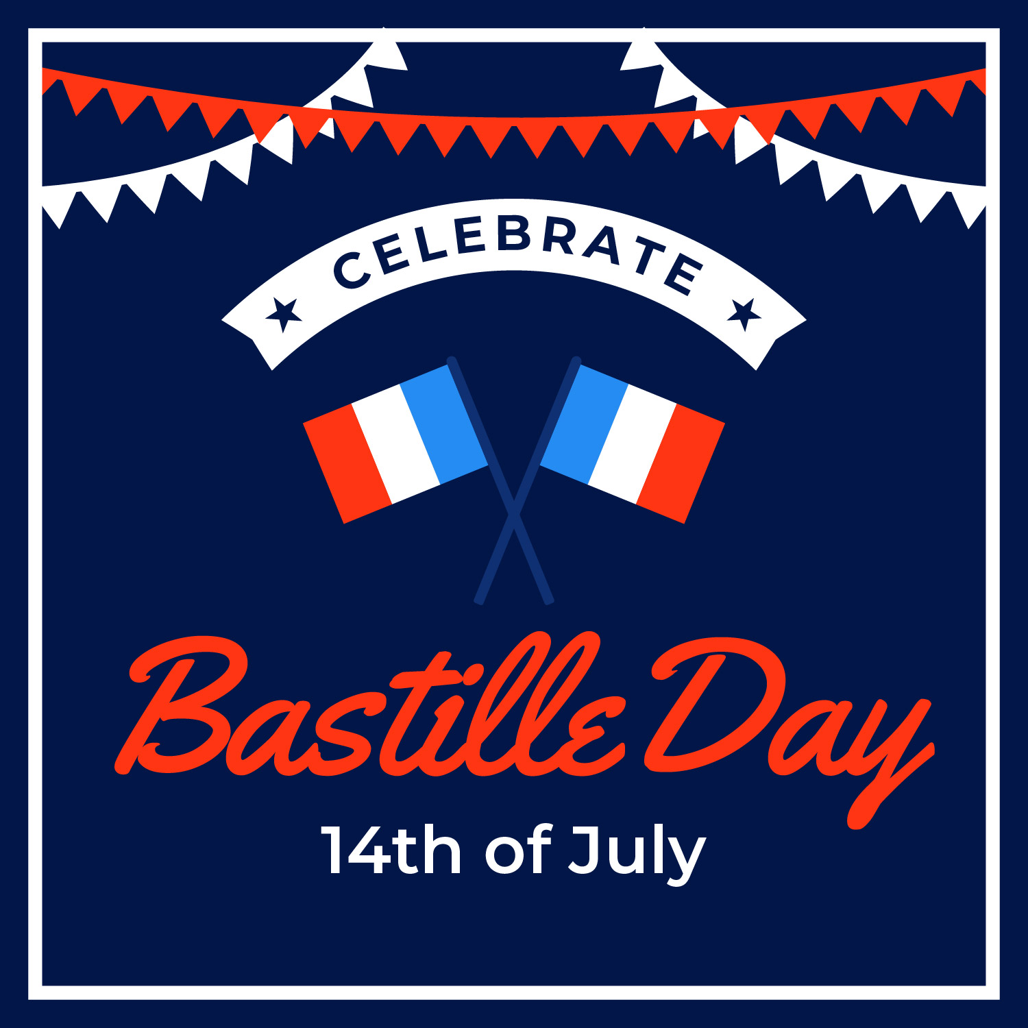 Celebrate Bastille Day 203015 Vector Art at Vecteezy