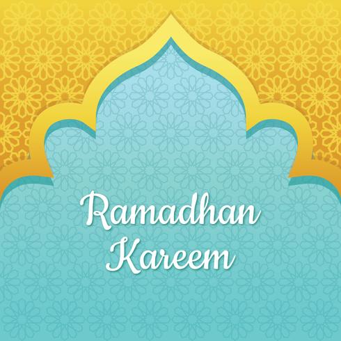 Fondo Ramadhan Kareem vector