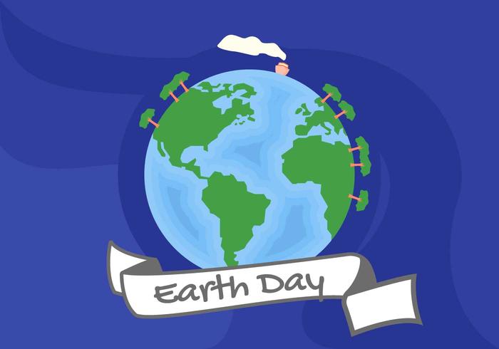 Peacefully Earth Day Vectors