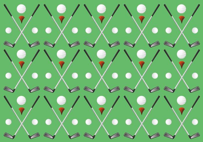 Unique Vintage Golf Pattern Vectors