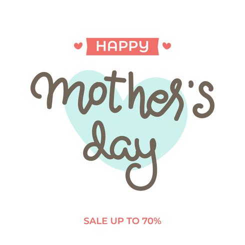 Mothers Day Sale Banner vector