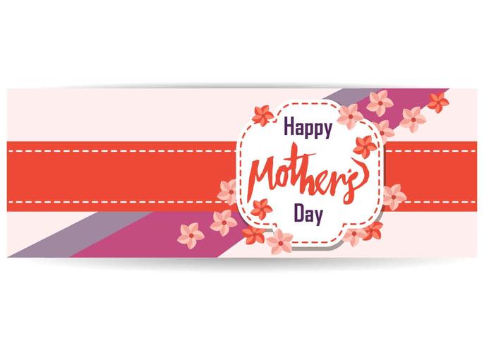 Mothers Day Banner Vector 