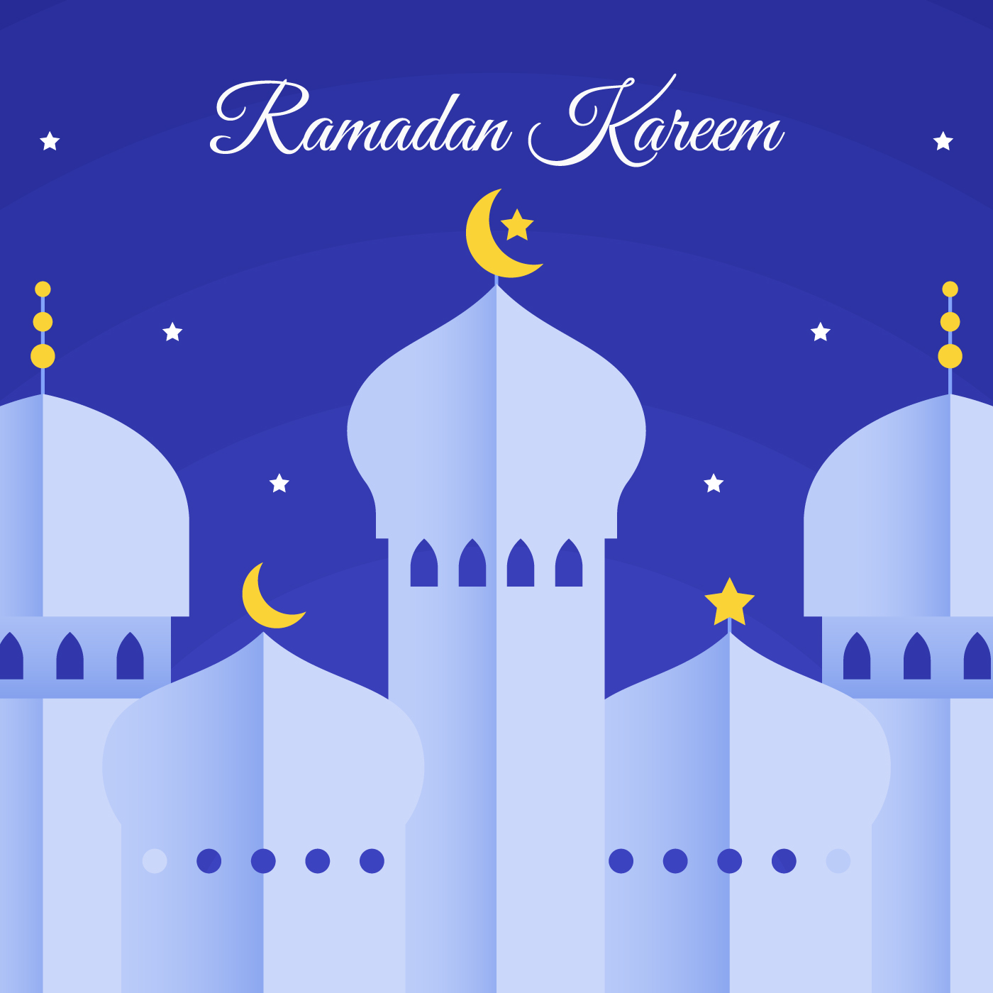 Ramadan Kareem Vector Background - Download Free Vector 