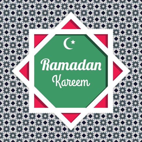 Vector de fondo de Ramadán