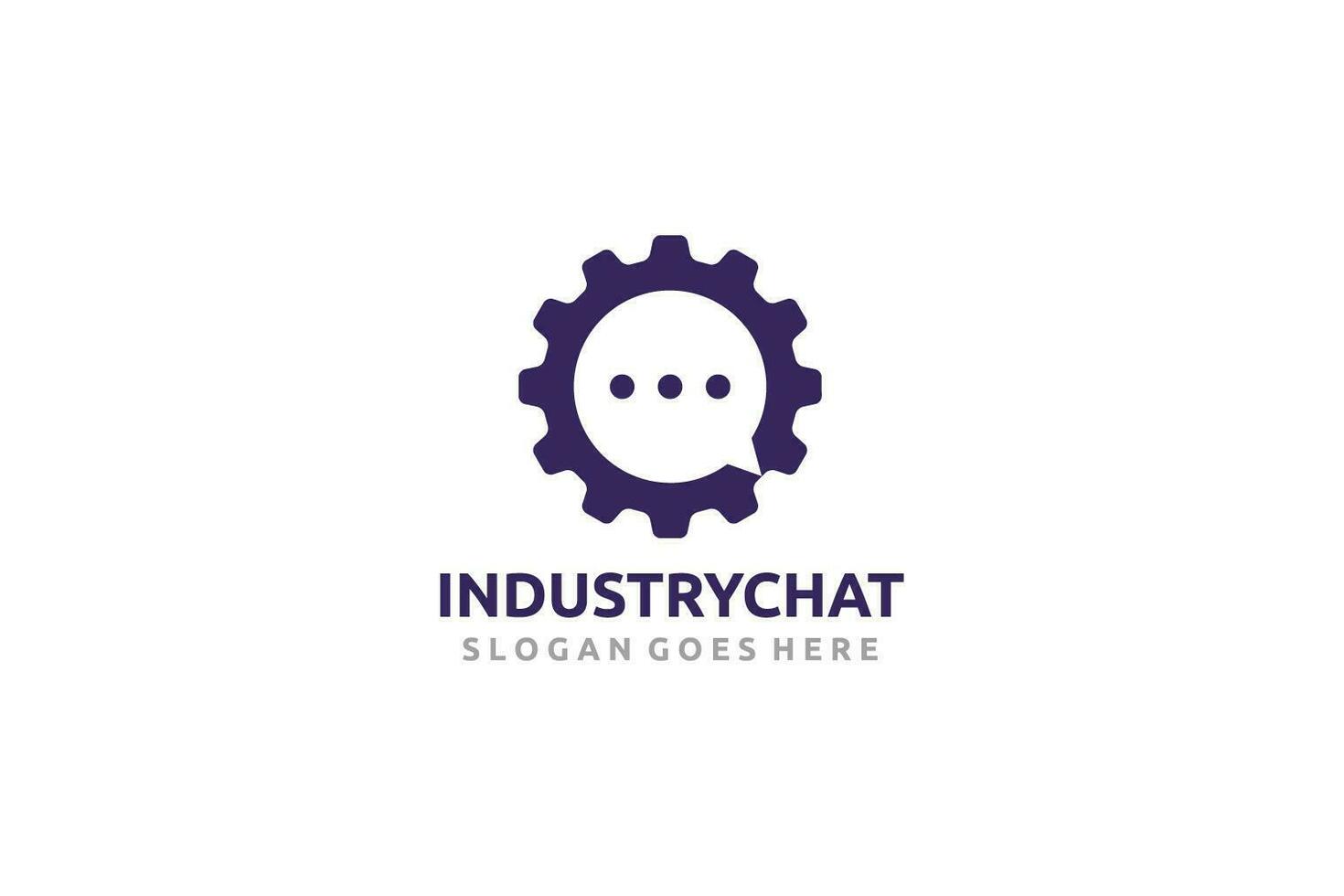 Chat Gear Logo vector