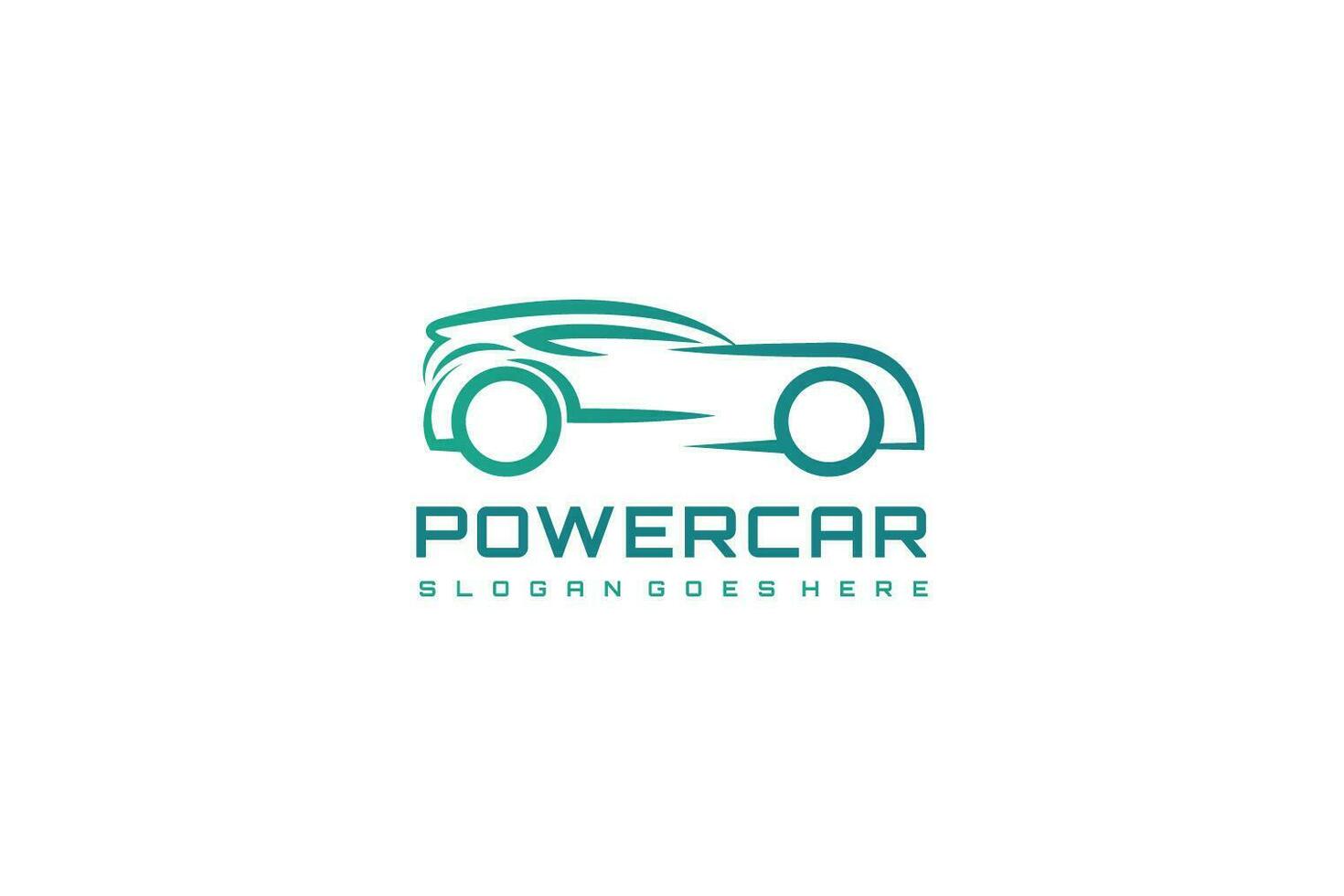 Logotipo moderno del coche vector