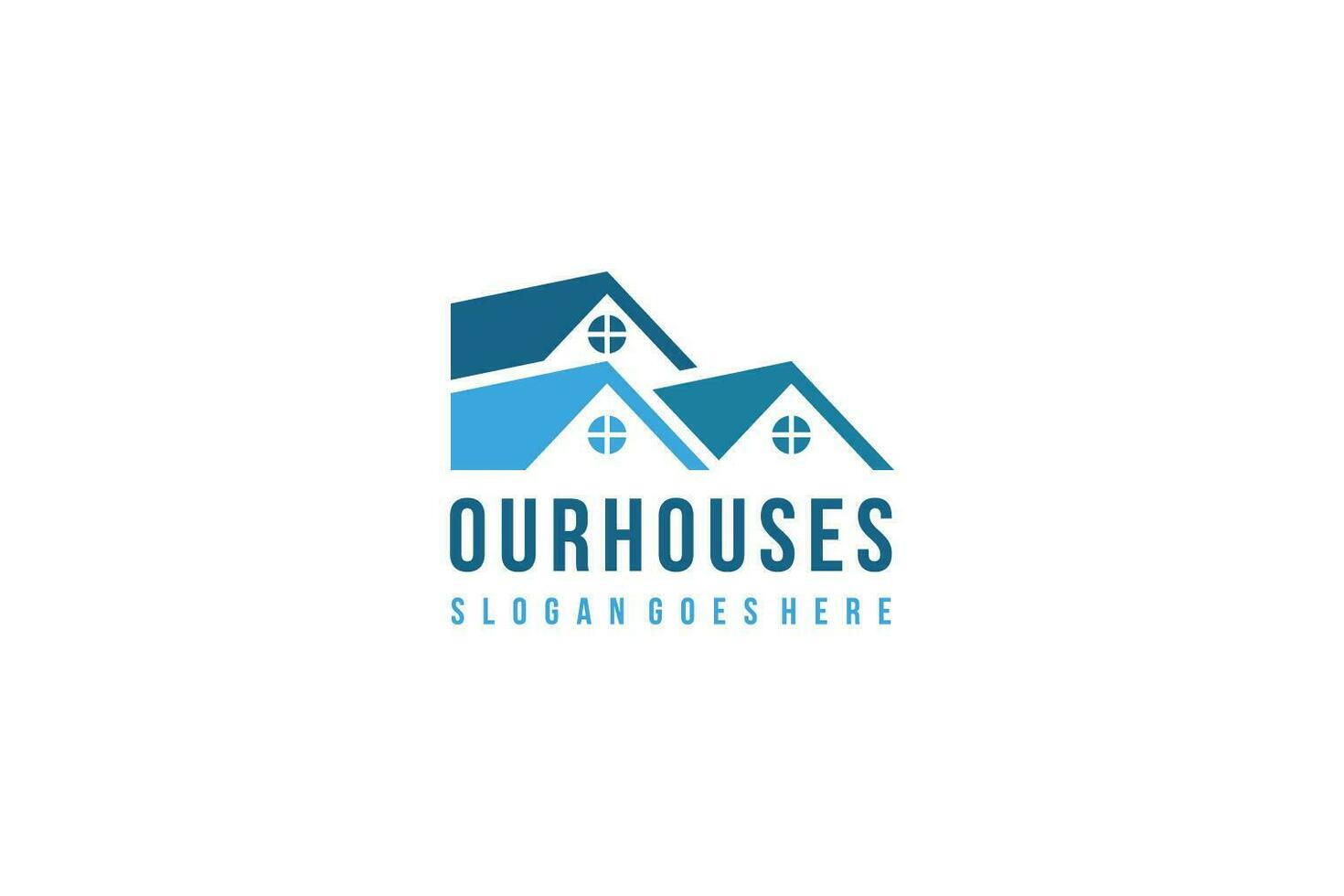 Real Estate And Houses Logo Template vector