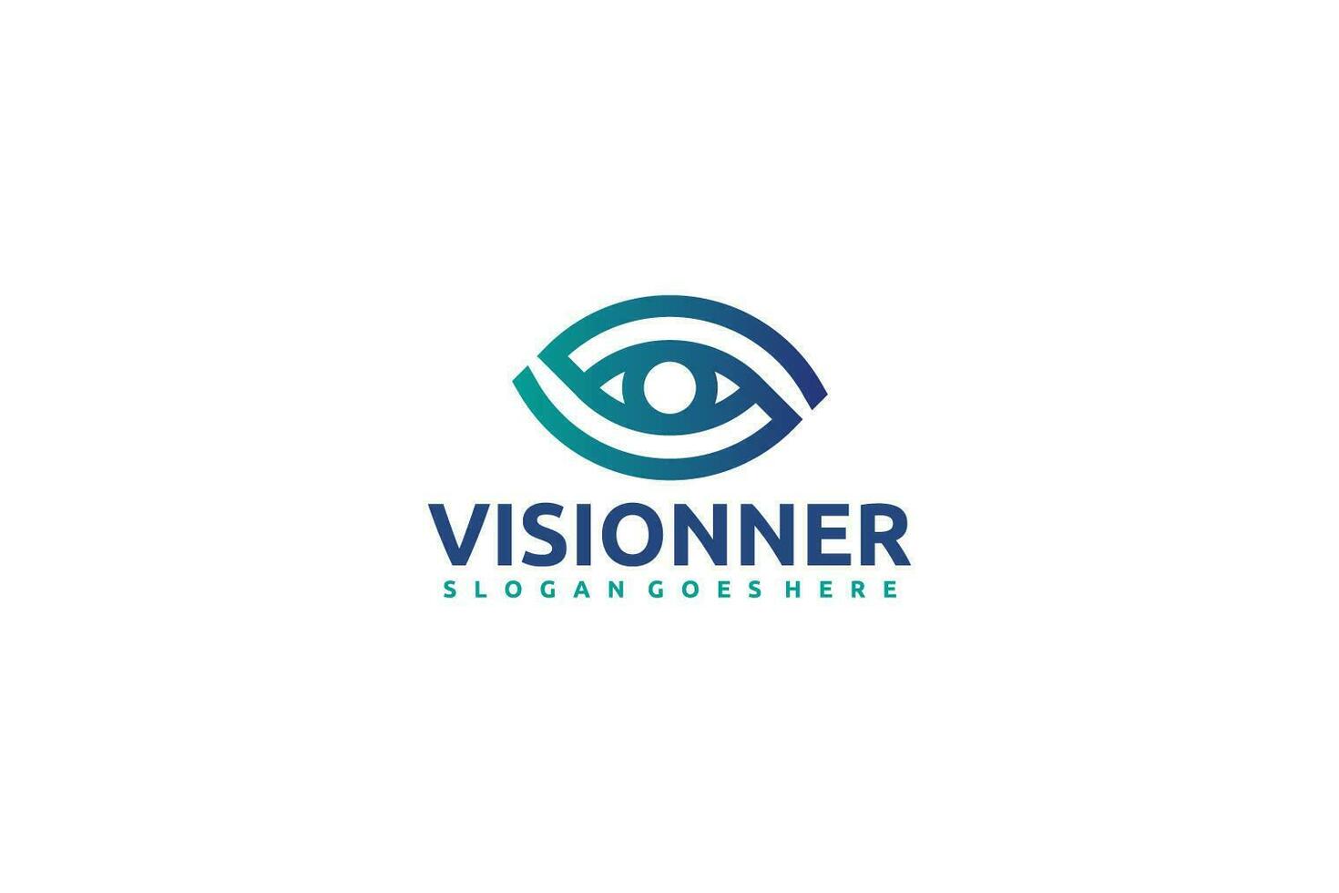 logotipo de visión vector