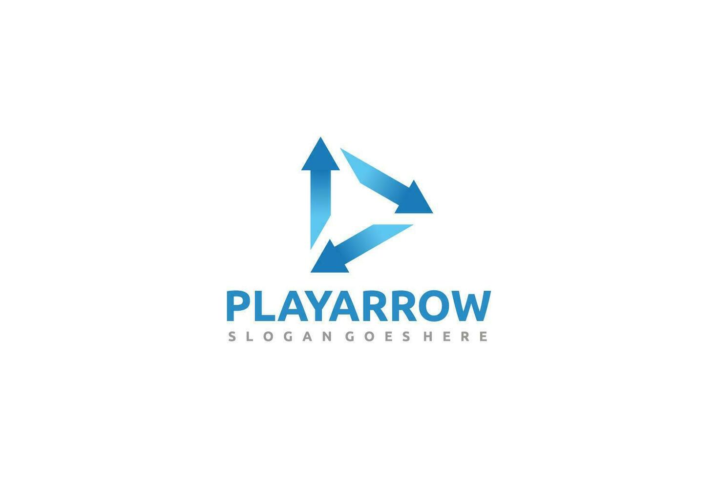 Play Arrows Logo vector