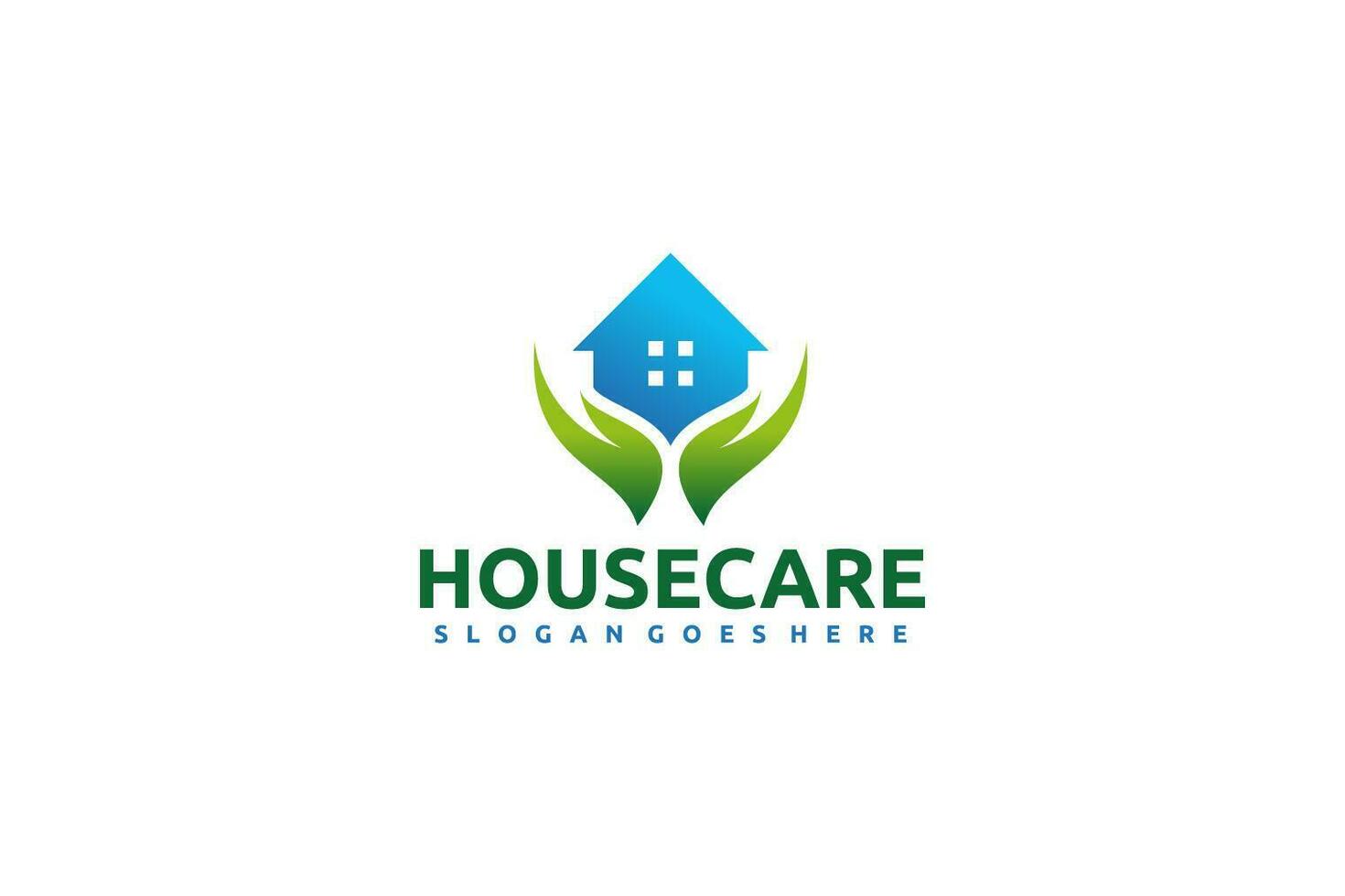 Logotipo de House Care vector