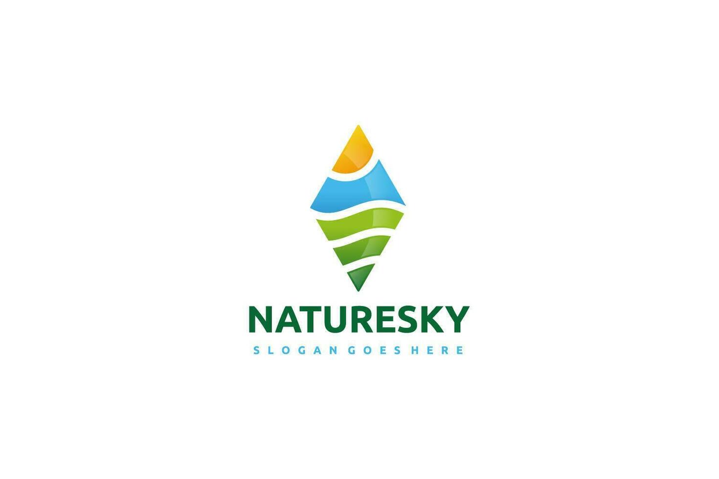 Logotipo de la naturaleza vector