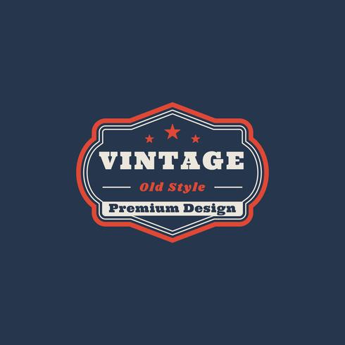 Vintage Label Template vector