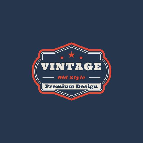 Vintage Label Template vector