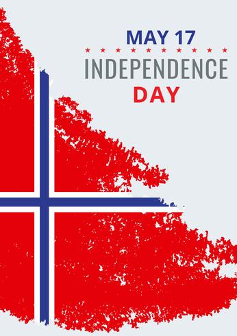 norwegian day of liberation Illustration vector