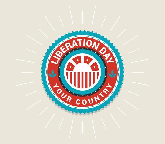 Funky Liberation Day vector